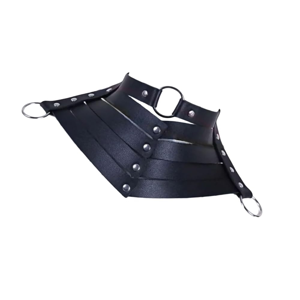 Black Leather Choker Necklace